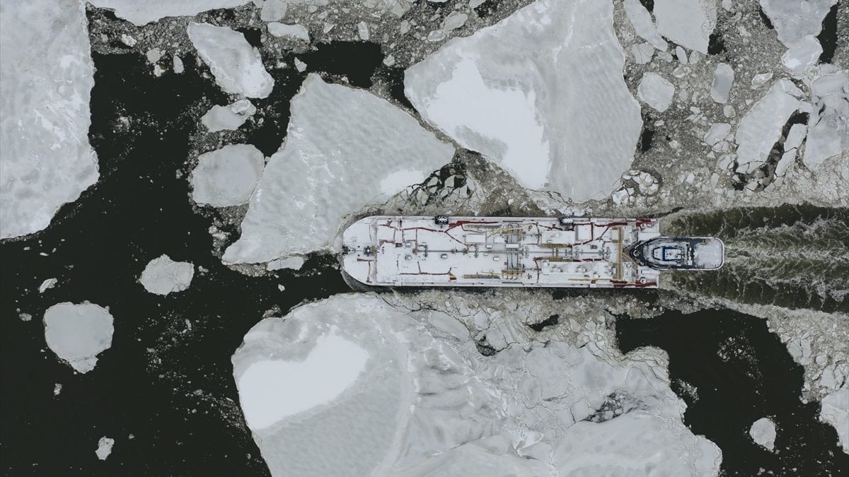 ABD’de kar fırtınası: Hudson Nehri kısmen dondu