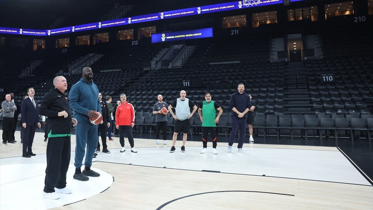 Cumhurbaşkanı Erdoğan ile Shaquille O’Neal parkede: Kazanan Erdoğan