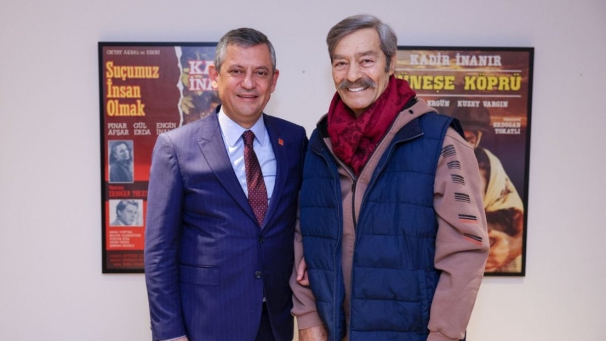 Özgür Özel, Kadir İnanır’ı ziyaret etti