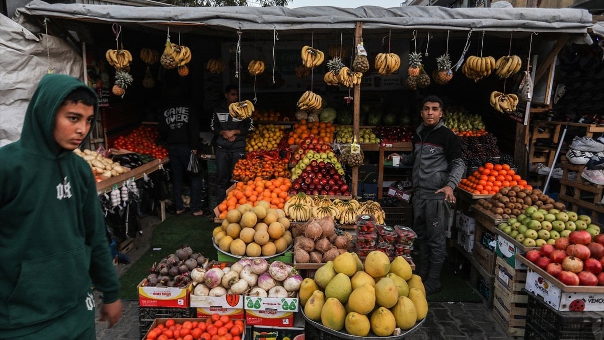 Gazze’de Ramazan’da alışveriş hareketliliği