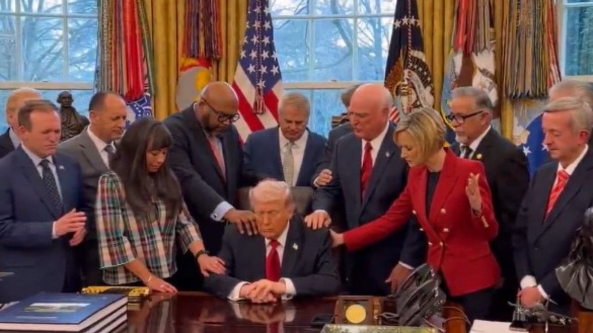 Beyaz Saray’da dua seansı: Trump için bir araya geldiler