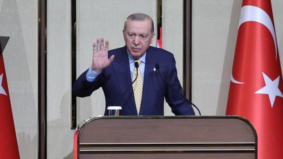 Cumhurbaşkanı Erdoğan iftar programında konuşuyor