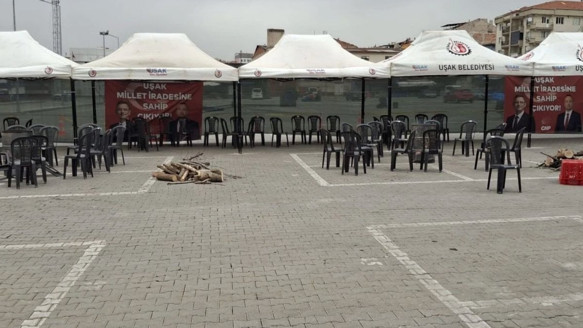 Özkan Yalım’a destek için kurulan çadır boş kaldı