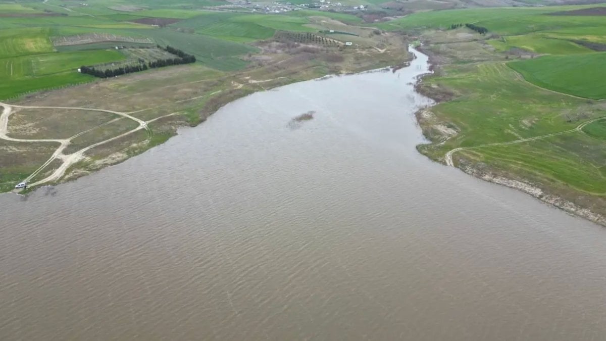 Tekirdağ’da Türkmenli Barajı’nda sevindiren artış
