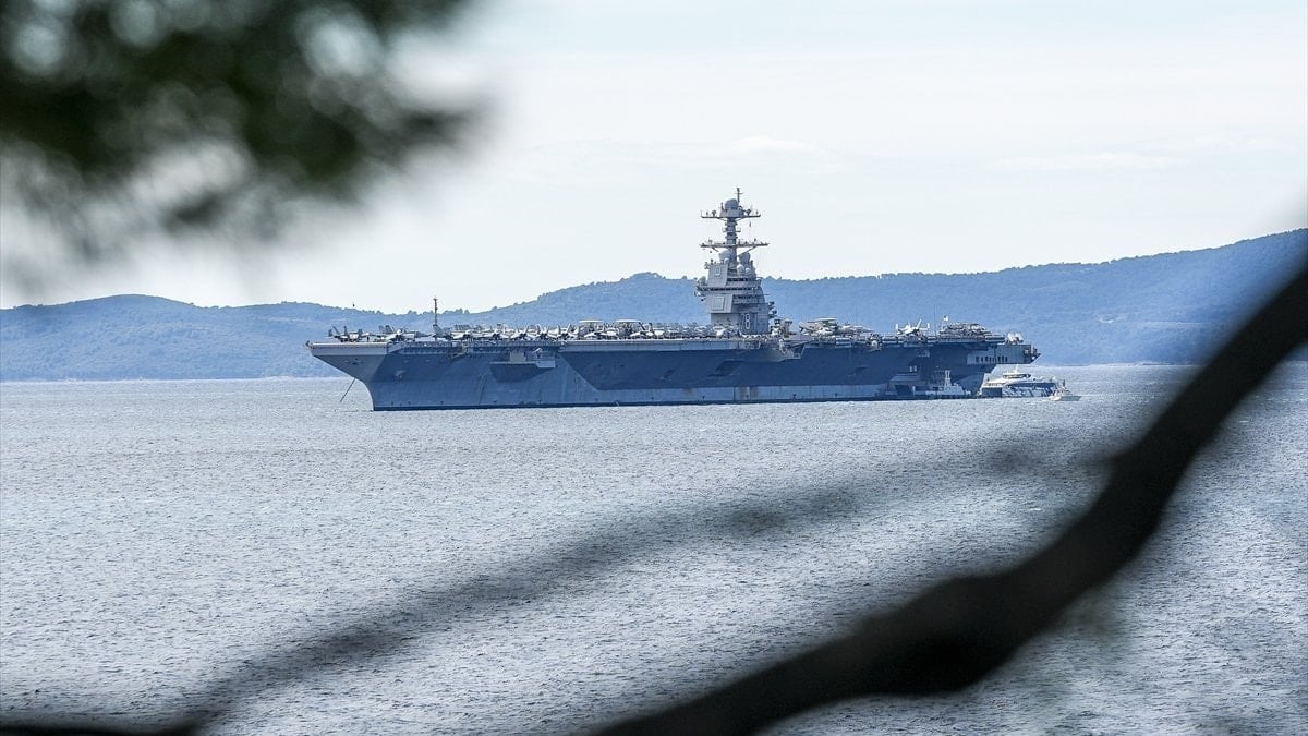 ABD uçak gemisi USS Gerald R. Ford onarıldı