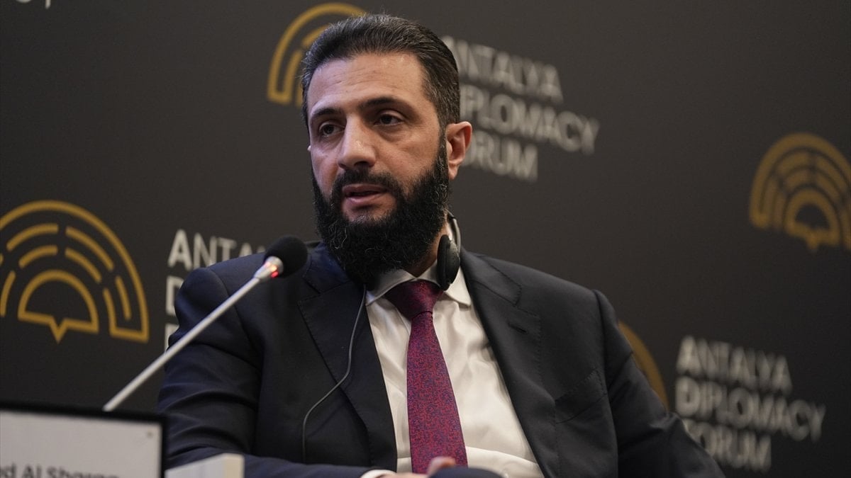 Ahmed Şara Antalya’da: Suriye’yi yeniden ayağa kaldırdık