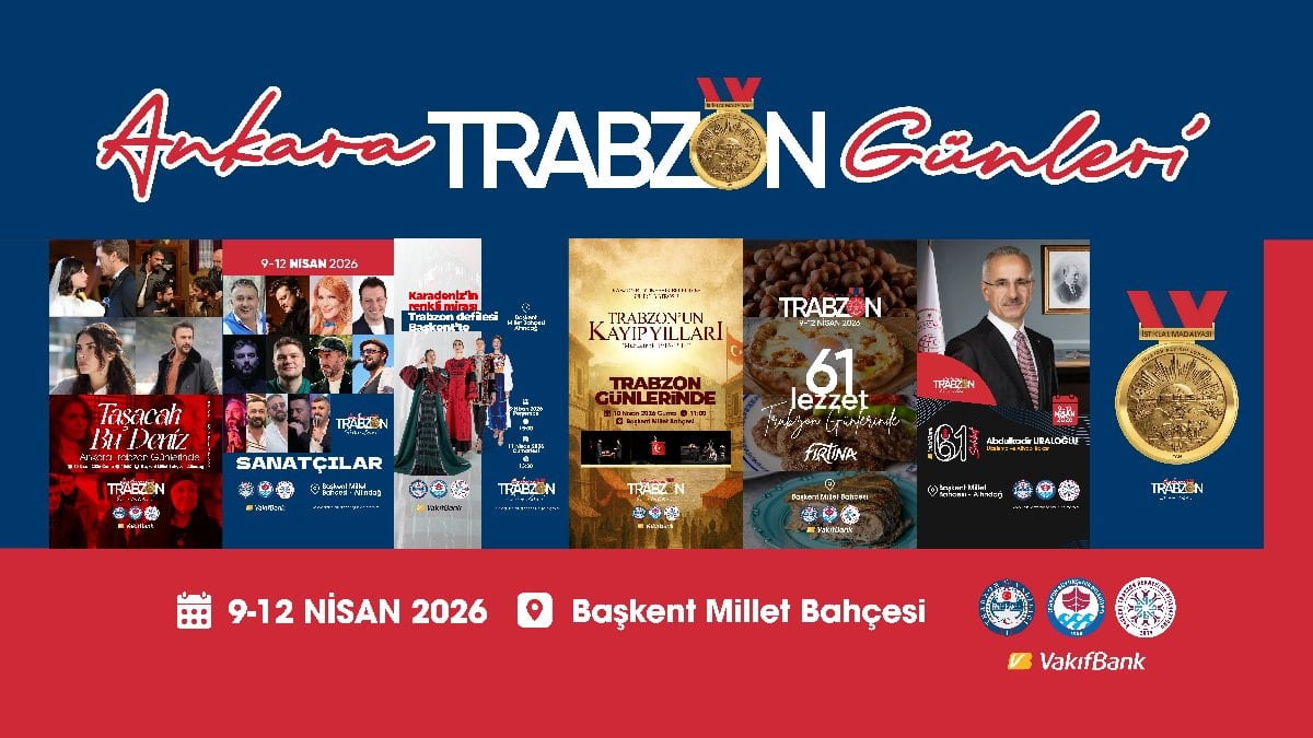Ankara’da Trabzon Günleri başlıyor: Tarih, kültür, sanat, gastronomi, spor…
