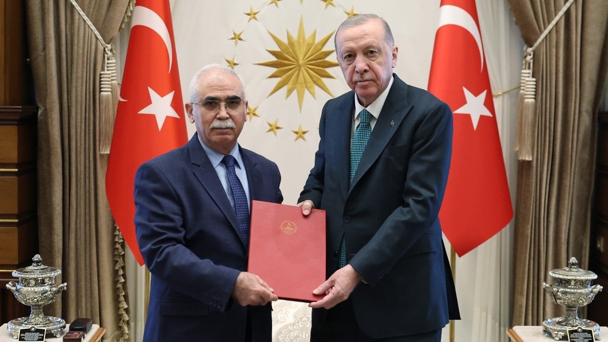 Cumhurbaşkanı Erdoğan, AYM Başkanı Özkaya’yı kabul etti