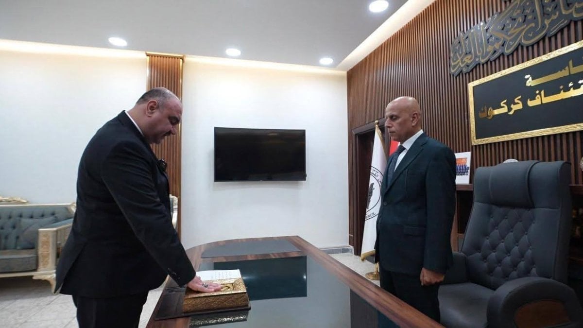 Kerkük’ün yeni valisi görevine başladı