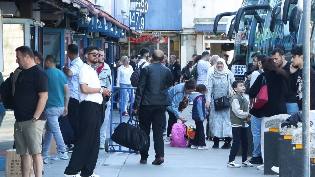 15 Temmuz Demokrasi Otogarı’nda bayram dönüşü yoğunluğu