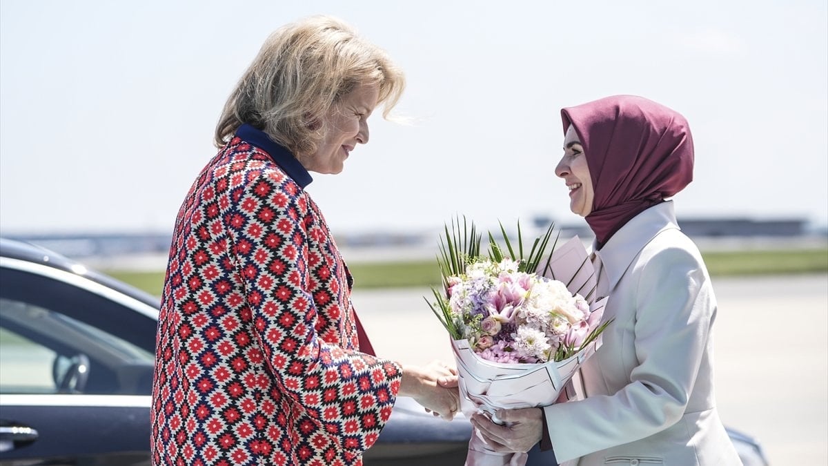 Belçika Kraliçesi Mathilde, İstanbul’a geldi