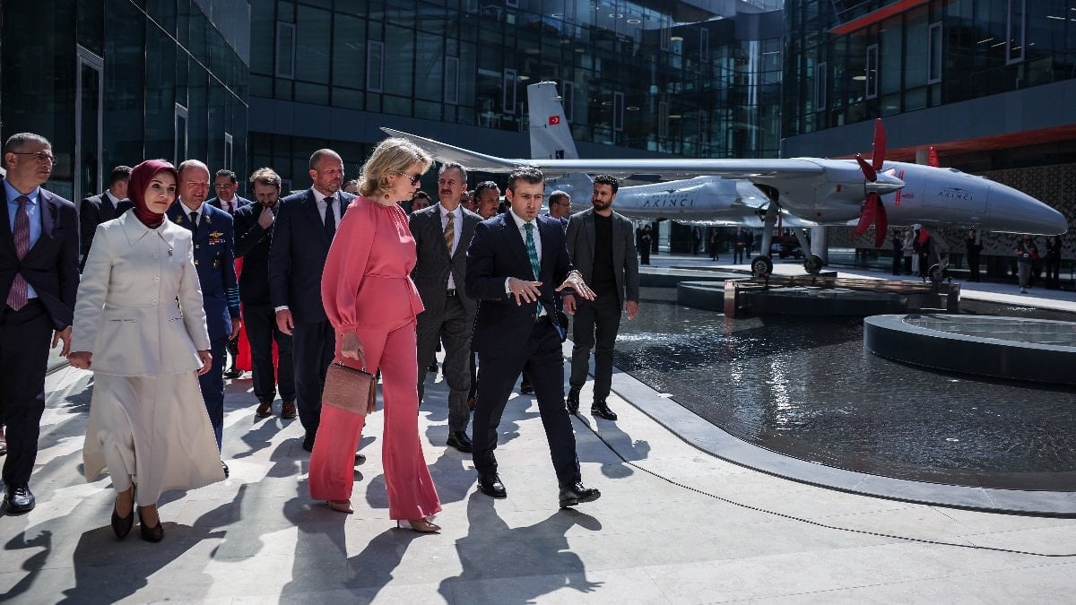 Belçika Kraliçesi Mathilde’den Baykar’a ziyaret