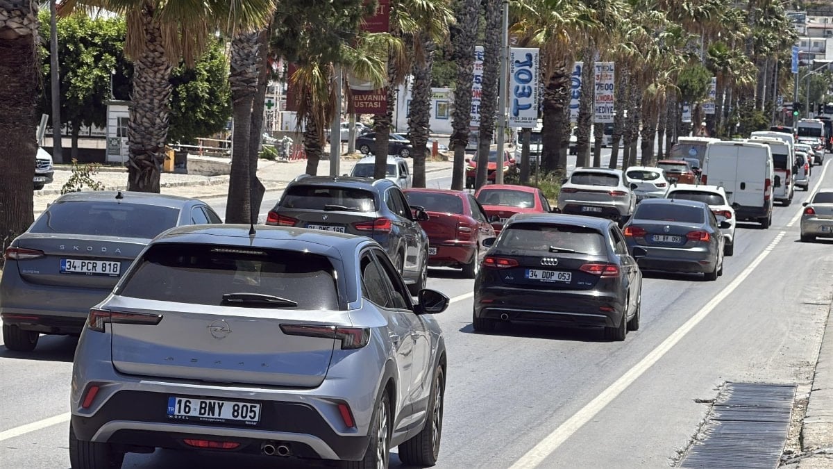 Bodrum’a gidenler dönüş yolunda