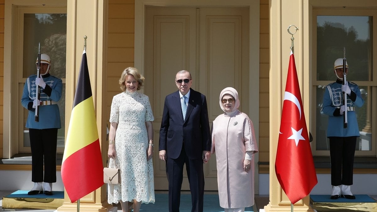 Cumhurbaşkanı Erdoğan, Belçika Kraliçesi ile görüştü