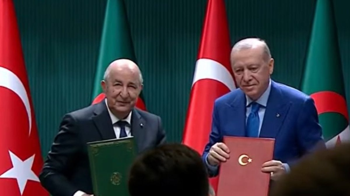 Cumhurbaşkanı Erdoğan: Cezayir ile ticaret hacmi hedefimiz 10 milyar dolar