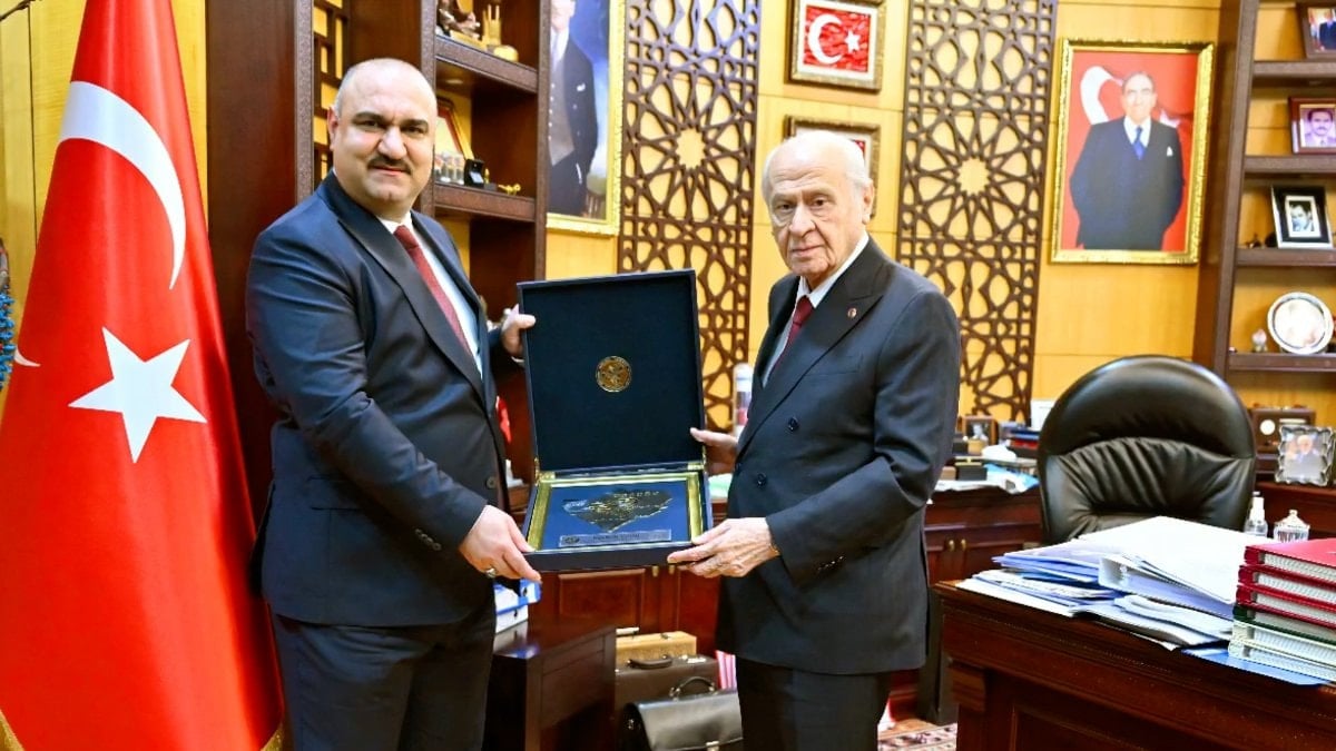 Devlet Bahçeli, Kerkük Valisi Muhammed Seman Ağa’yı Kabul Etti