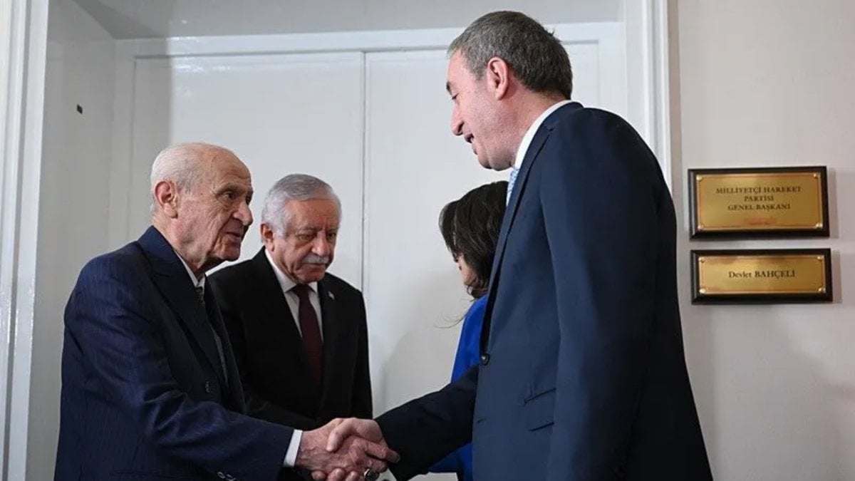 Devlet Bahçeli, Tuncer Bakırhan’la bayramlaştı