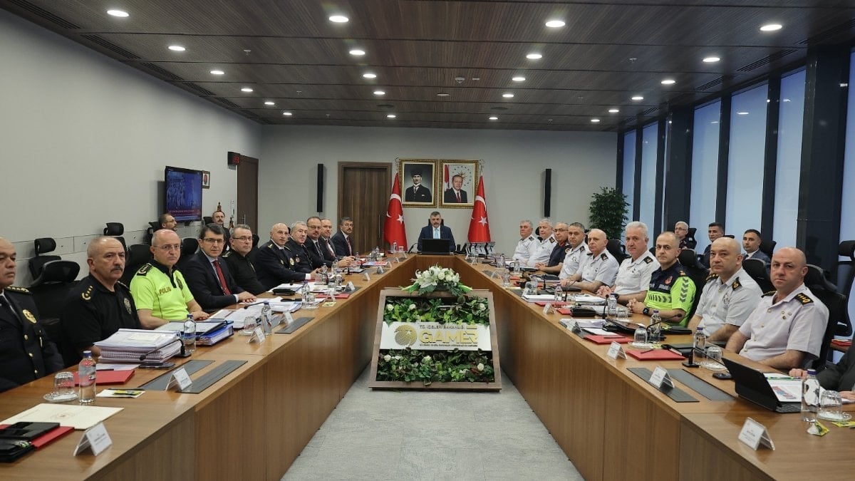 İçişleri Bakanlığı’nda NATO Zirvesi öncesi güvenlik toplantısı yapıldı
