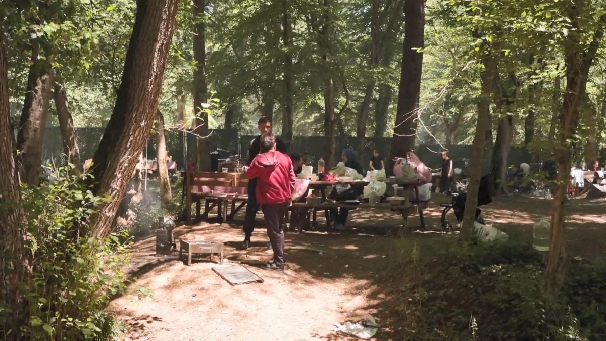 İstanbullular bayramın son gününde Belgrad Ormanı’na akın etti