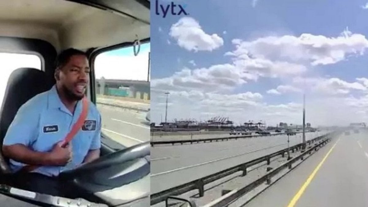 New Jersey’de inişe geçen uçak, havalimanı yakınında kamyona çarptı