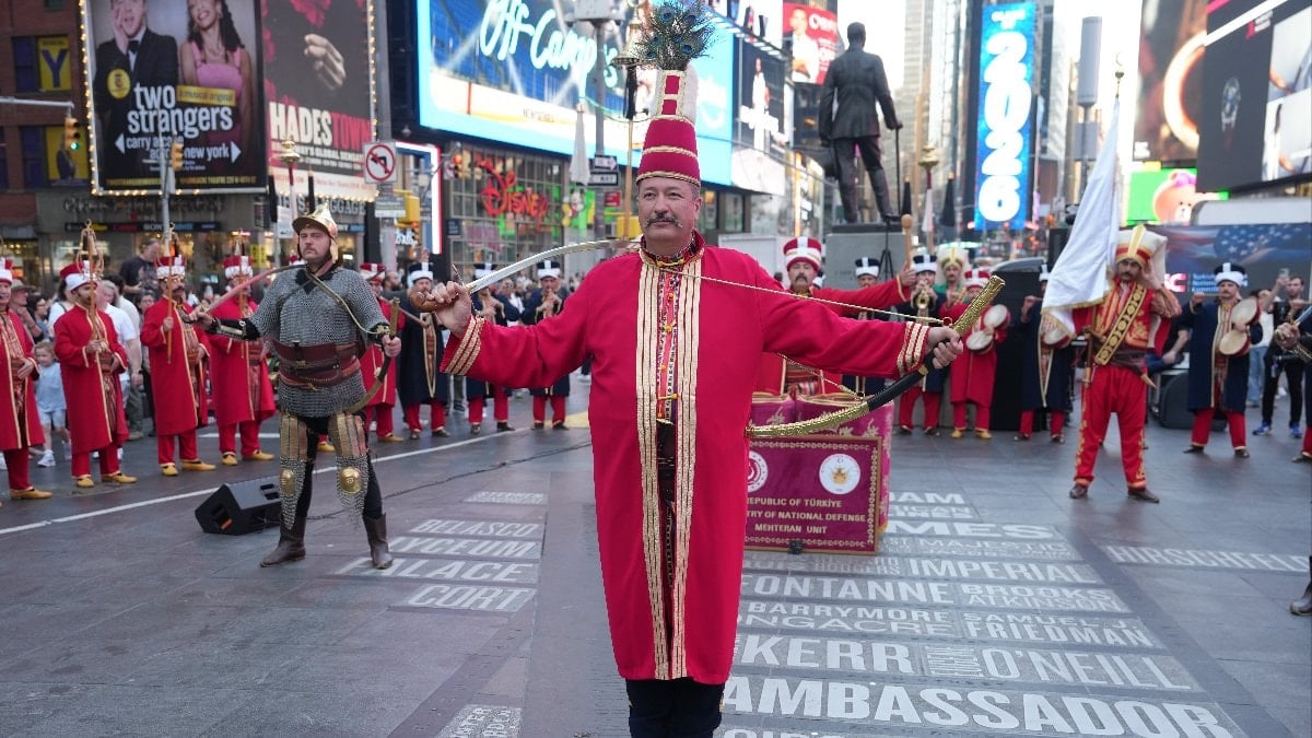 New York’ta Mehter Takımı’na yoğun ilgi