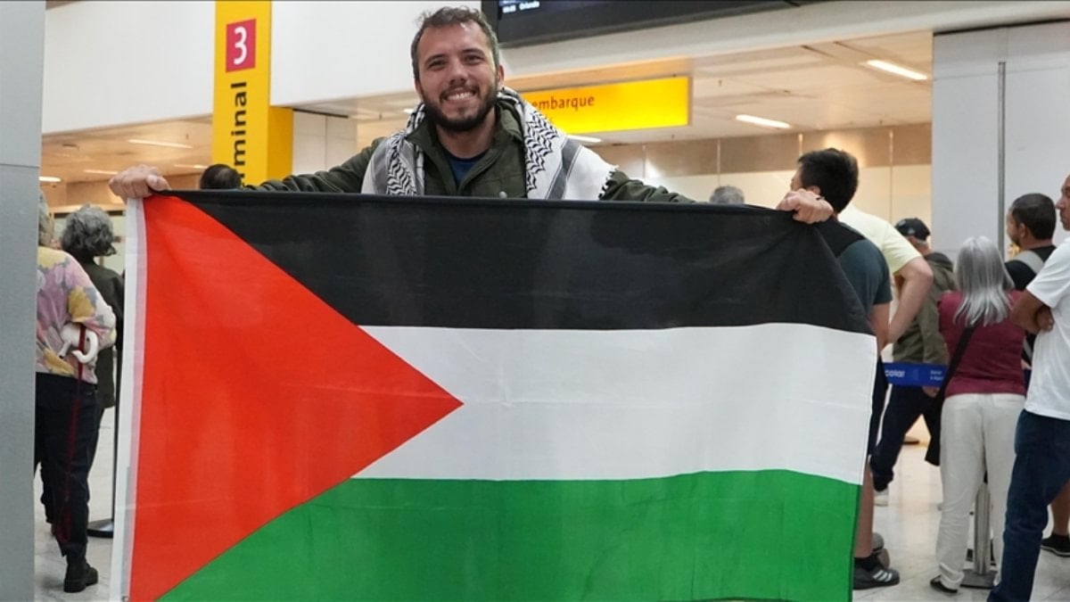 Sumud Filosu’nun organizatörlerinden Thiago: Trump ve Netanyahu Lahey’de hesap verecek