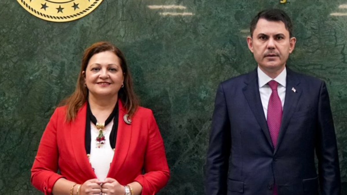 Burcu Köksal, Murat Kurum’u ziyaret etti
