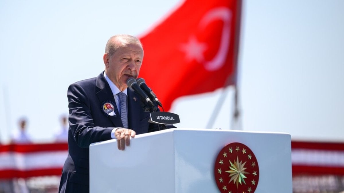 Cumhurbaşkanı Erdoğan, Polonyalı mevkidaşı ile ortak basın toplantısında konuşuyor
