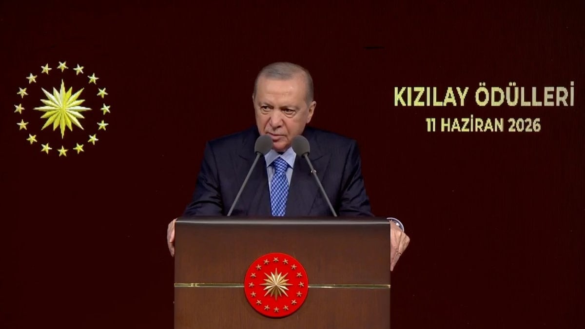 Cumhurbaşkanı Erdoğan, Türk Kızılay Ödülleri Töreni’nde