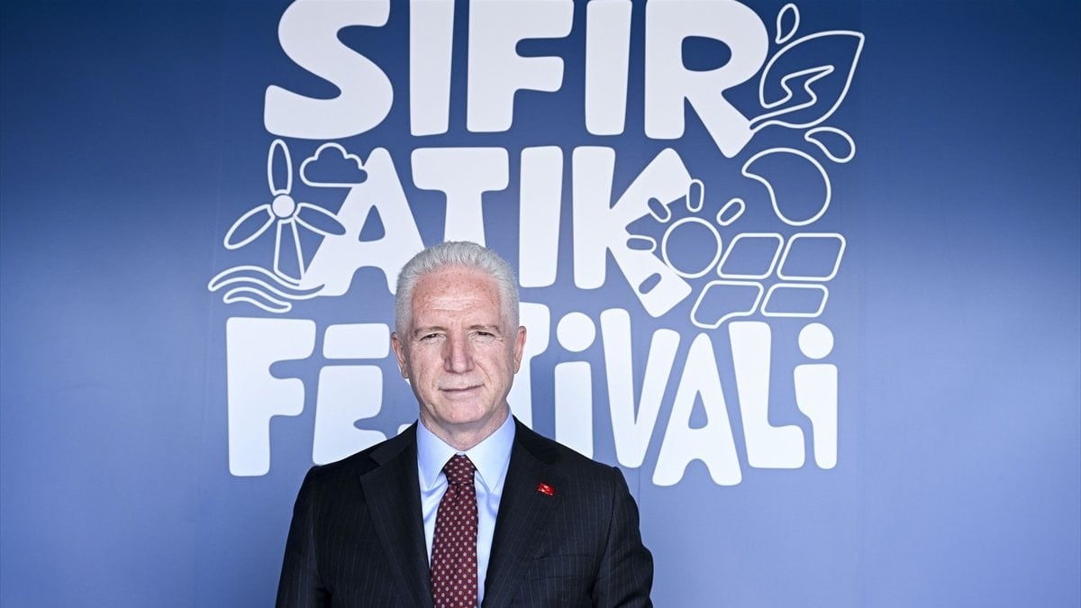 Davut Gül, Atatürk Havalimanı’ndaki “Sıfır Atık Festivali” alanını ziyaret etti