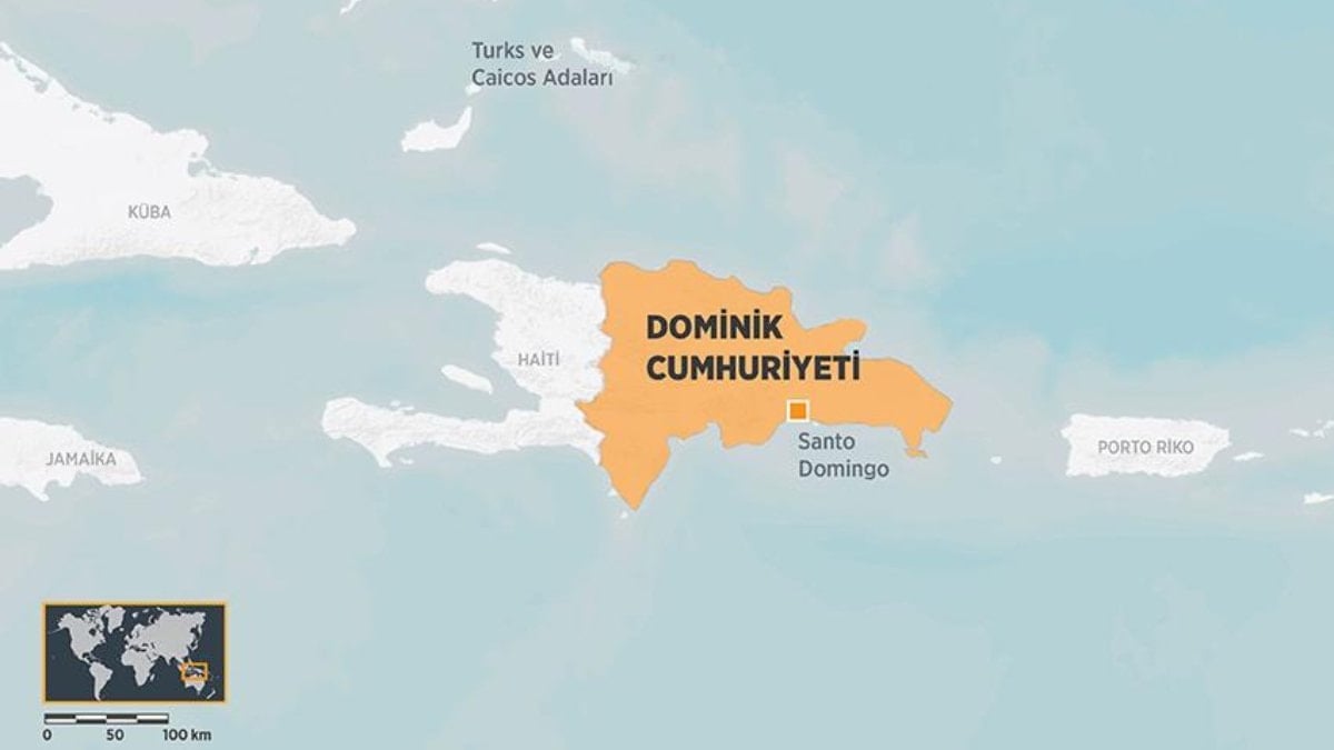 Dominik Cumhuriyeti’nde motoru arızalanan jet düştü