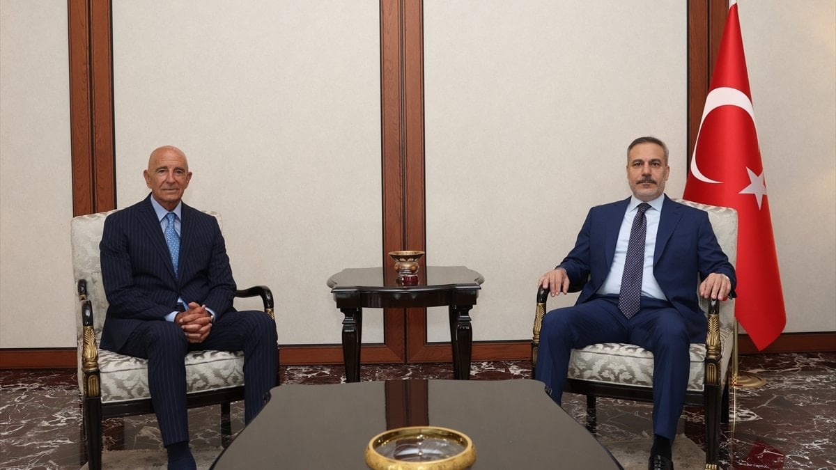 Hakan Fidan, Tom Barrack’ı kabul etti
