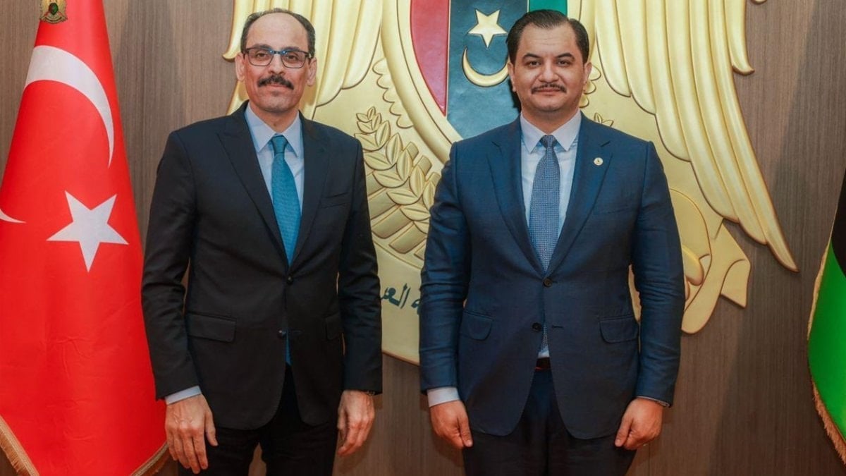 MİT Başkanı İbrahim Kalın, Saddem Hafter ile Libya’da görüştü