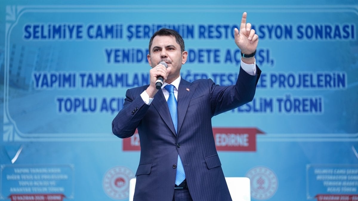 Murat Kurum: Selimiyemizin restorasyonunu tamamlamak bizlere nasip oldu
