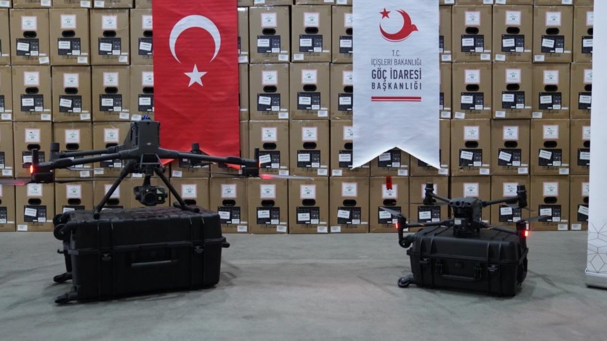 Sınır güvenliği için 391 drone envantere alındı