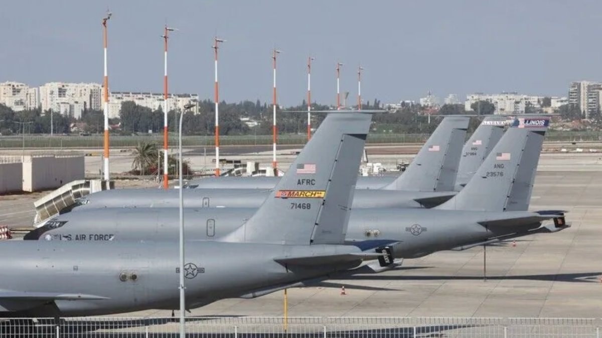 ABD’nin İsrail’e sevkiyatı devam ediyor: Son 24 saatte 14 yakıt ikmal uçağı gönderildi