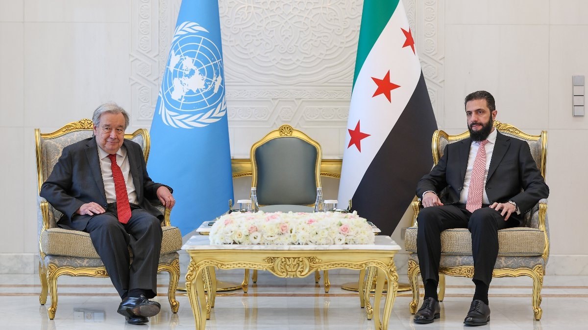 Ahmed Şara, BM Genel Sekreteri Guterres ile görüştü