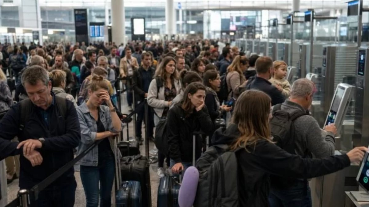 Avrupa’da pasaport kontrolü krizi: Çok sayıda yolcu uçağını kaçırdı