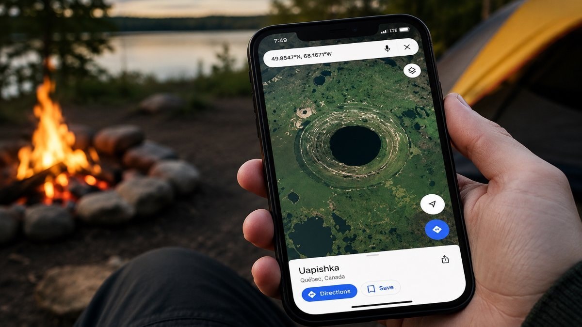 Kamp yeri ararken keşfetti: Google Maps’teki halka dikkatini çekti