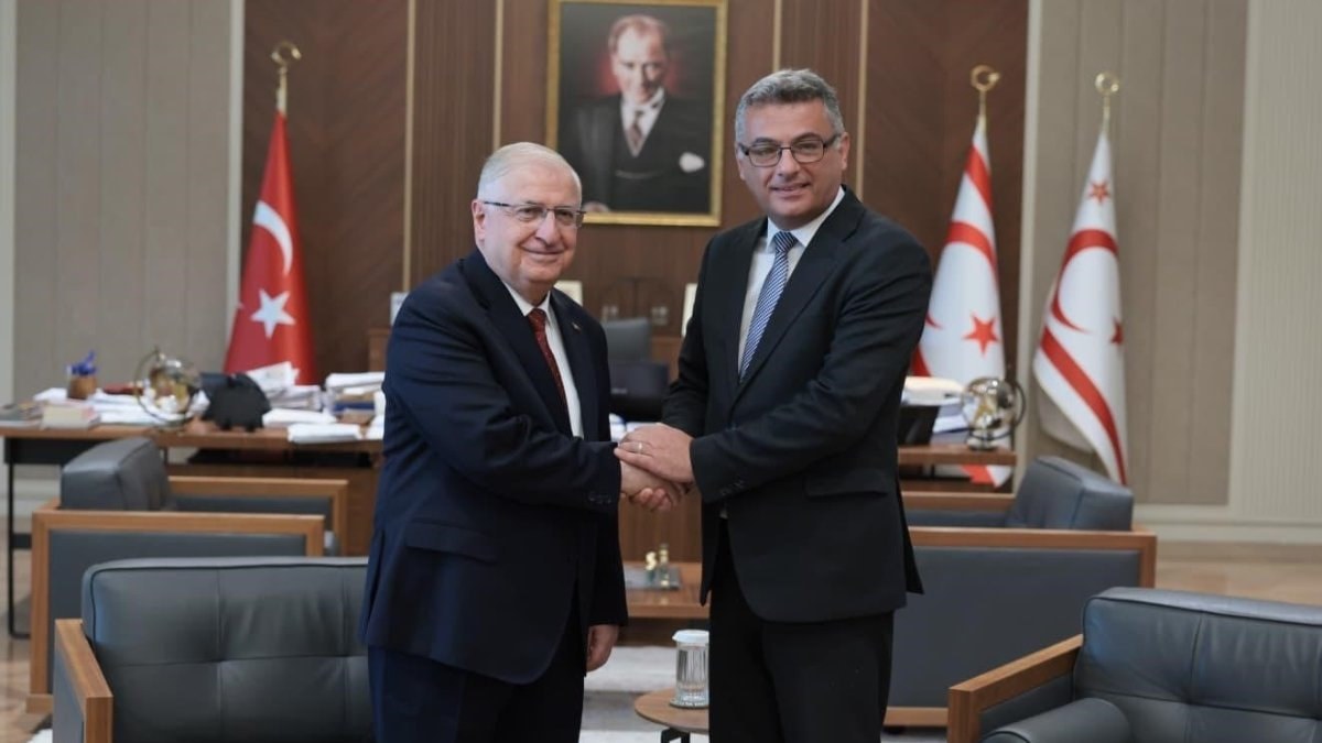 Yaşar Güler, KKTC Cumhurbaşkanı Erhürman ile görüştü