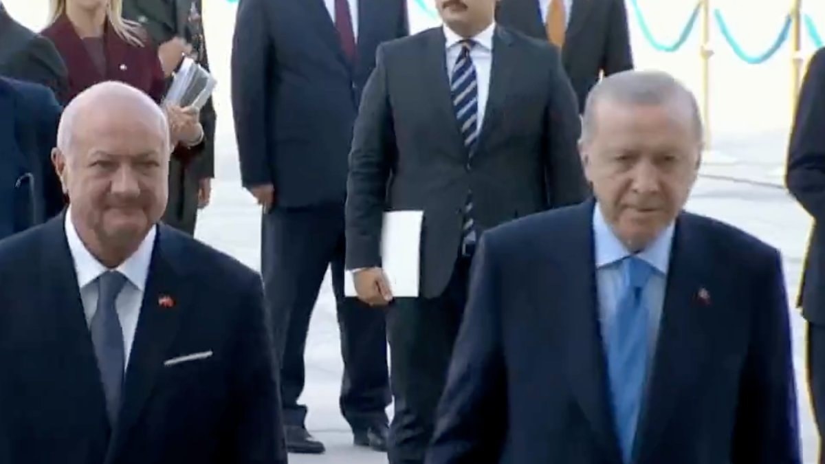 Cumhurbaşkanı Erdoğan Avusturya Şansölyesi Stocker’ı Beştepe’de karşıladı