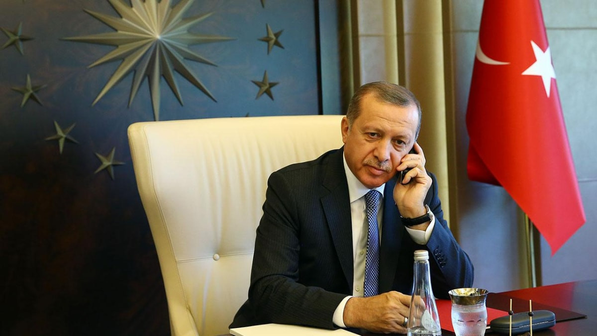 Cumhurbaşkanı Erdoğan, İngiltere Başbakanı Andy Burnham ile telefonda görüştü