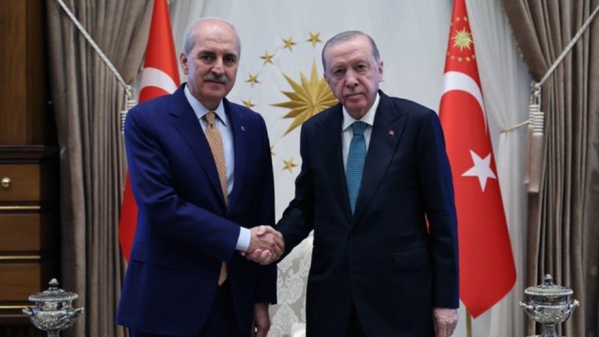 Cumhurbaşkanı Erdoğan, Numan Kurtulmuş’u kabul etti