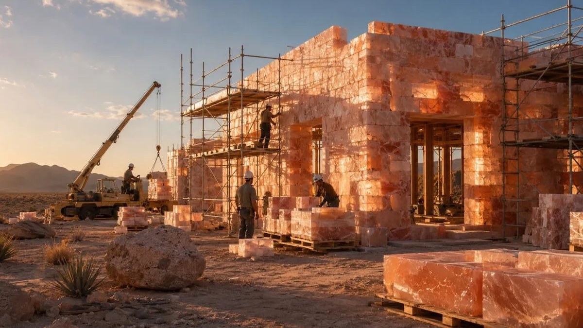 Duvarları yalamak ve su değdirmek yasak: Bu otel eriyen malzemeden yapıldı