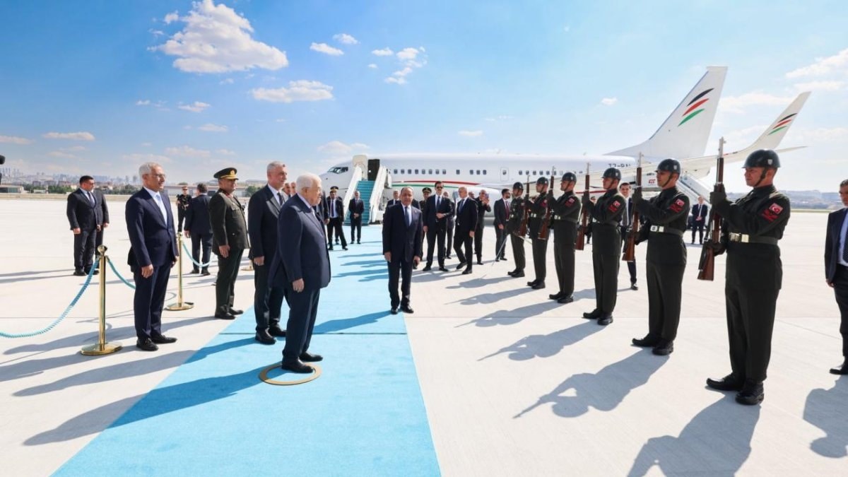 Filistin Devlet Başkanı Abbas, Ankara’da