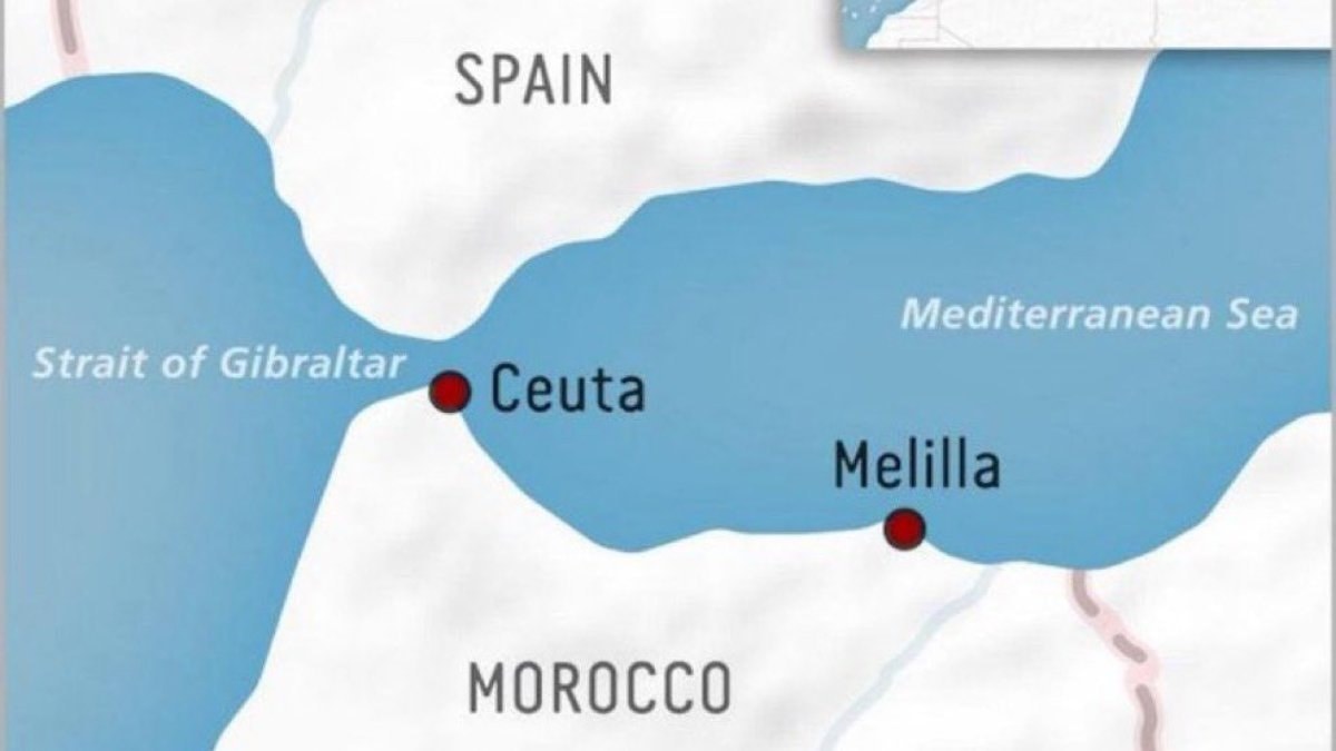 İspanya sınırında güvenlik çöktü: On binlerce göçmen yüzerek Ceuta’ya geçti