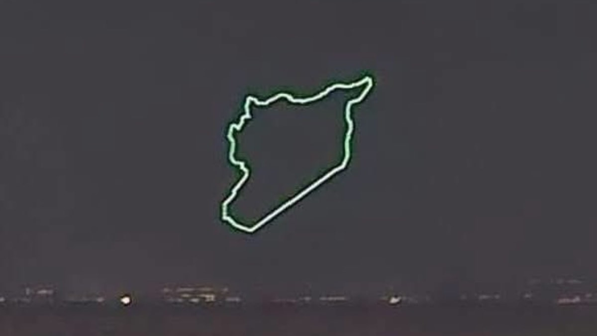 İsrail’in vurduğu askeri hava üssünde İHA’larla Suriye haritası çizildi