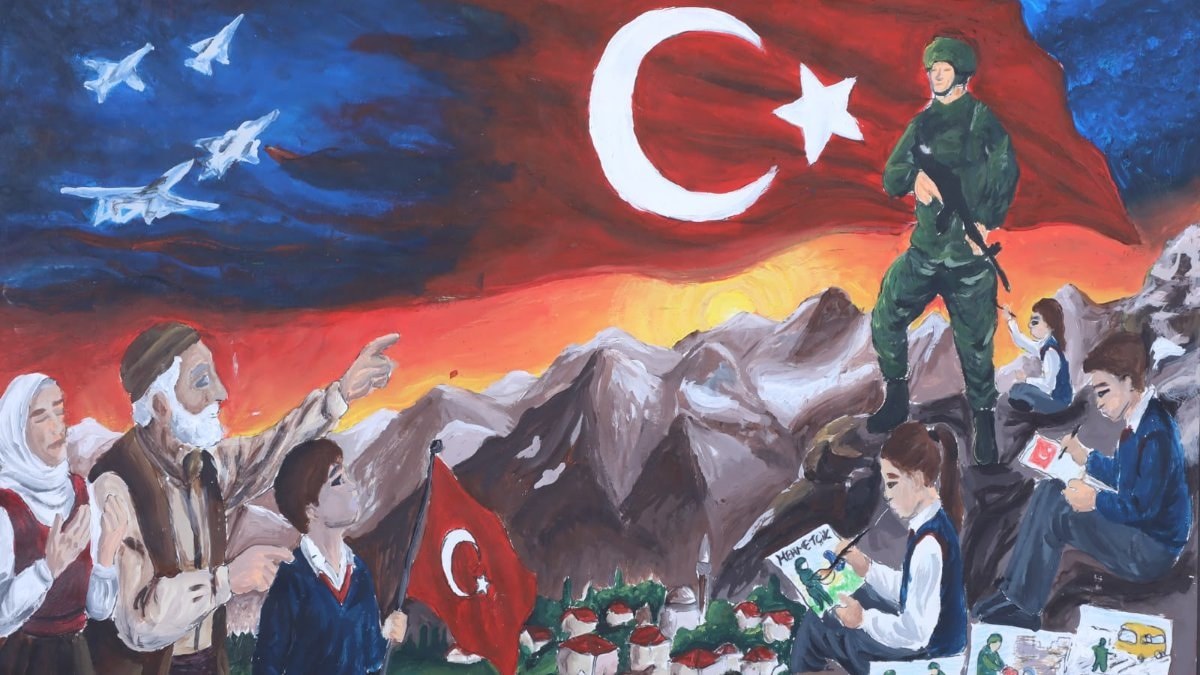 Kahramanım Mehmetçik ve Vatan resim yarışmasında halk oylaması başladı