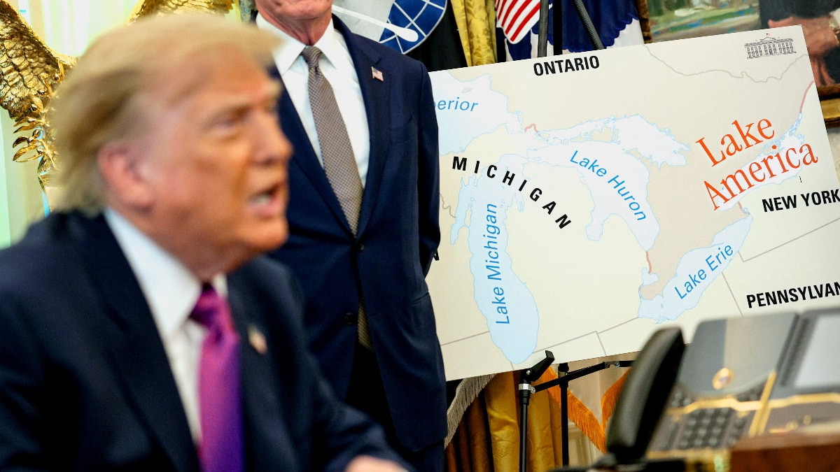 Trump’tan Kanada hamlesi: Ontario Gölü’nün adını ‘Amerika’ yaptı