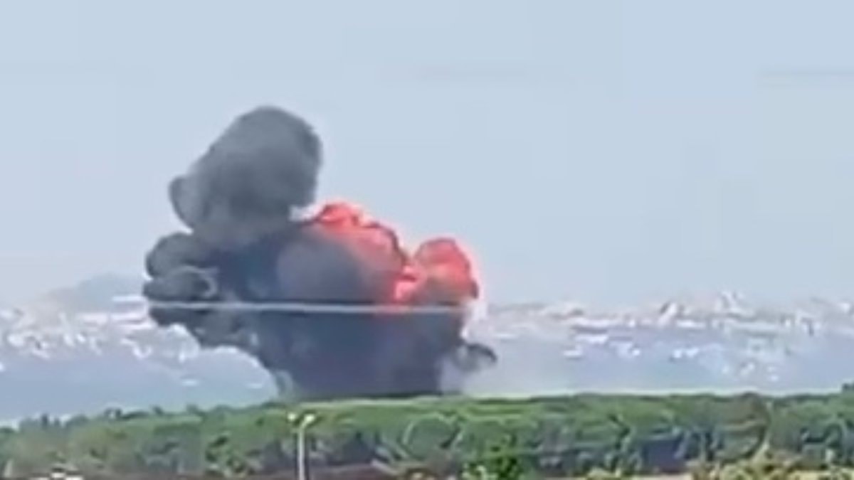 Yalova’da düşen F-16 uçağının yeni görüntüleri ortaya çıktı